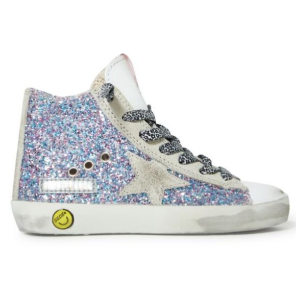 golden goose glitter trainers